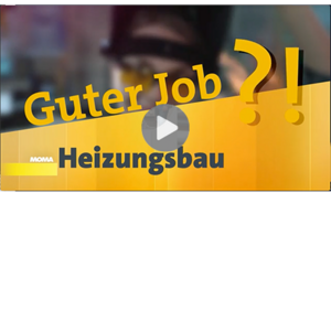 Ein auffälliges Video mit dem Titel 'Guter Job?!', das sich mit dem Thema Heizungsbau beschäftigt.